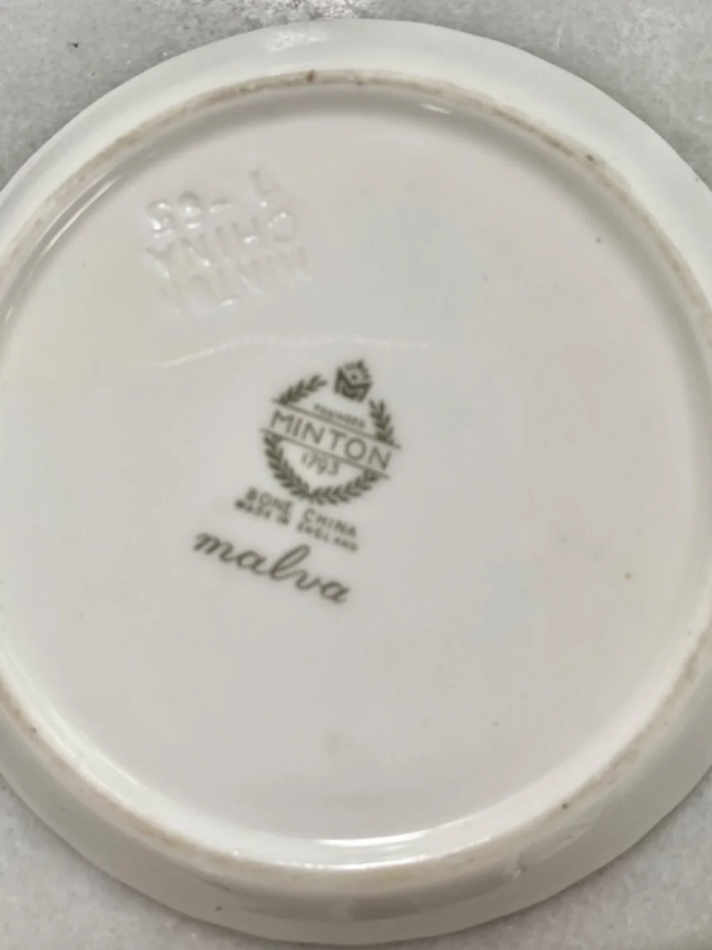 Vintage Minton Coasters. 2p, Bone China Dishes 